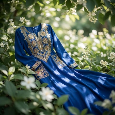 عباية نيلية - صورة 3