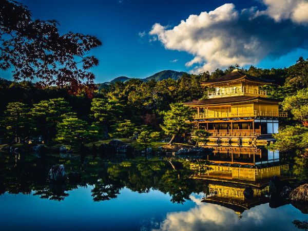 Kinkaku-ji, el Pabellón Dorado de Kioto, Japón