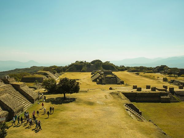 Zona arqueológica de Monte Albán, Oaxaca, México