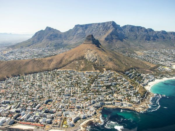 Ciudad del Cabo con la Montaña de la Mesa, Sudáfrica