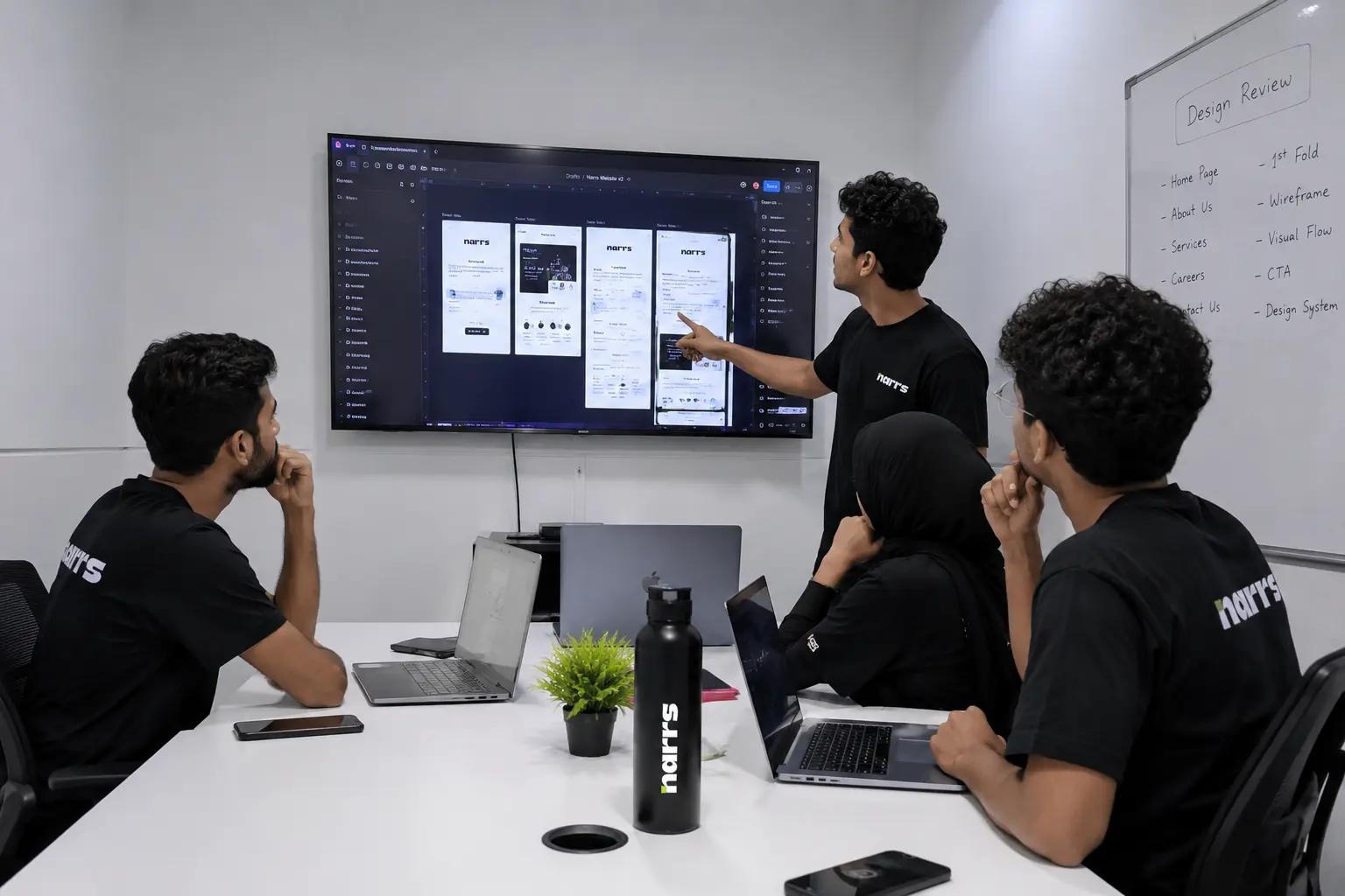 Design review screen
