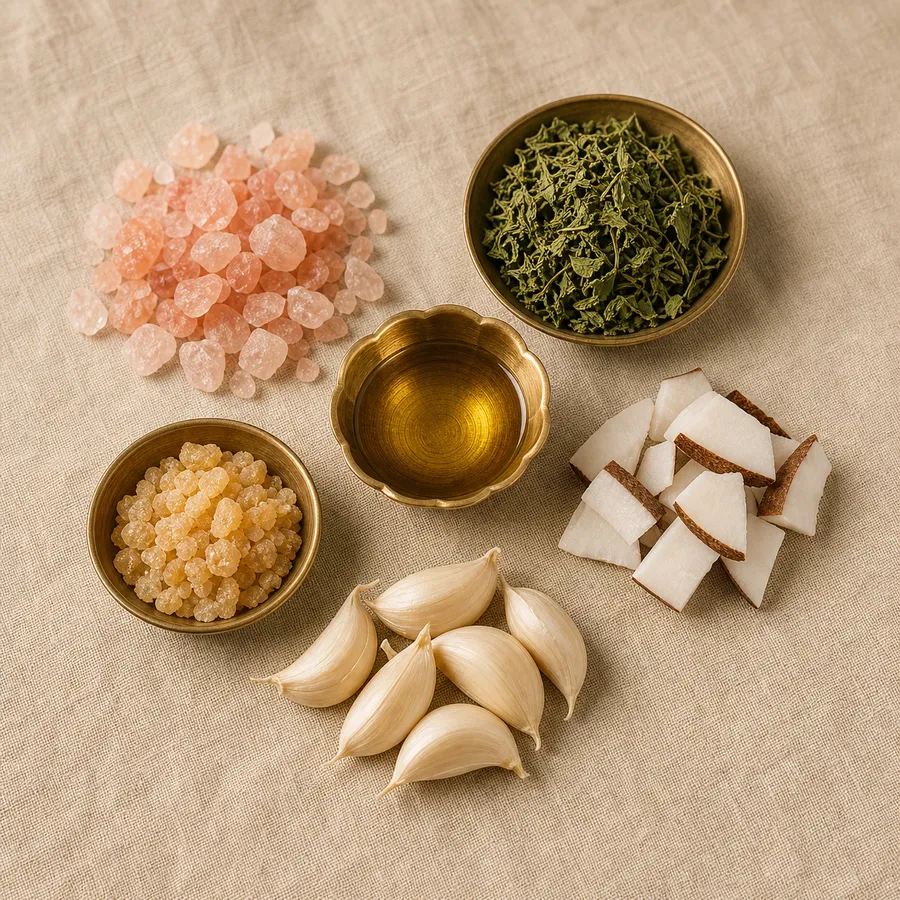 Kitchen finishing ingredients