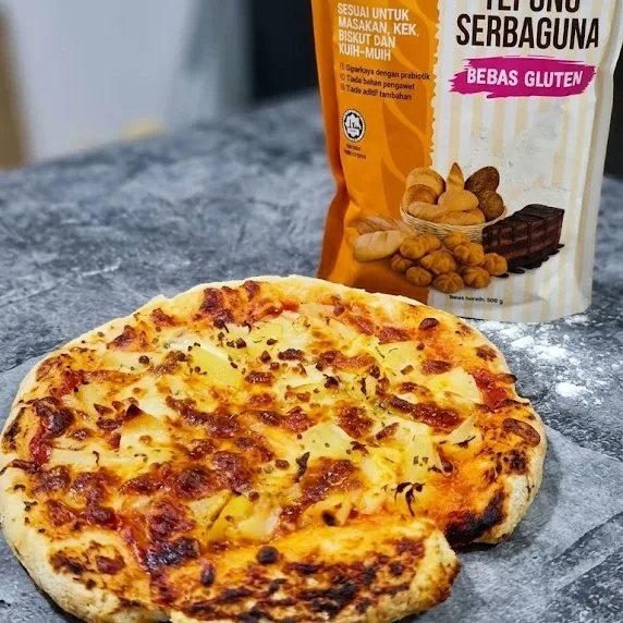 Pizza menggunakan Hegrano