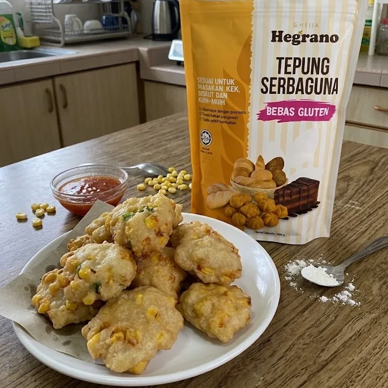 Cucur menggunakan Hegrano
