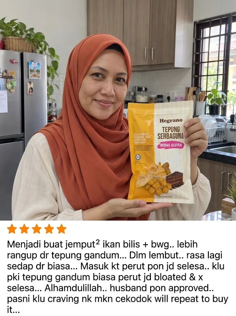 Testimoni pengguna Hegrano 5
