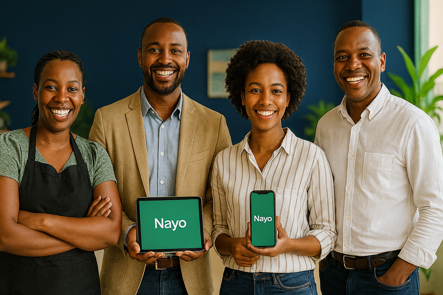 Nayo digital menu preview