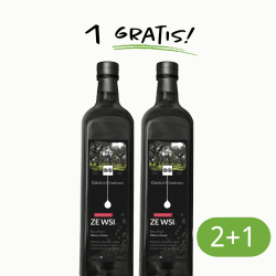 HIT CENOWY - Oliwa z oliwek ZE WSI niefiltrowana Extra Virgin wytrawna 0.2 1 L 2+1 Gratis