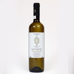 Wino Santorini naturalnie fermentowane białe wytrawne 750ml