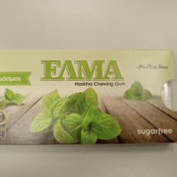 Guma do żucia bez cukru z naturalną mastyką Chios o smaku mięty zielonej 10x1,3 g