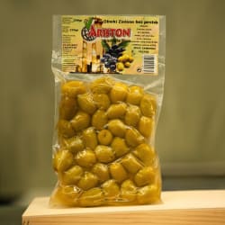 Oliwki zielone BEZ PESTKI 200 g w zalewie (vacuum) - Ariston