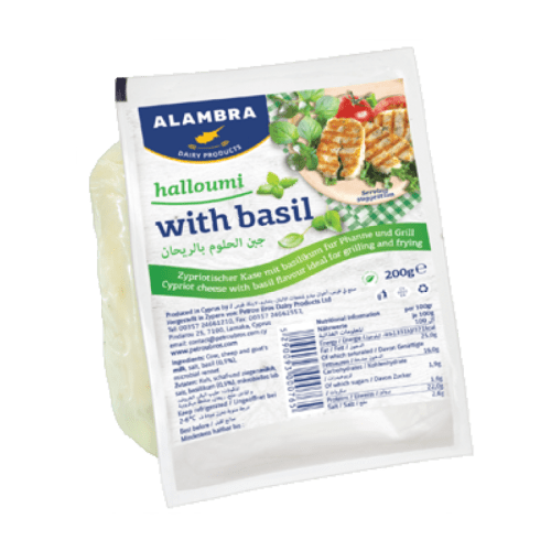 Ser Halloumi z bazylią 225 g