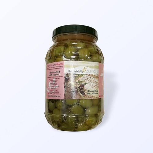 Oliwki zielone nadziewane jalapeno 2 kg