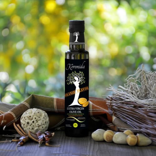 Oliwa z oliwek niefiltrowana Koronida z pomarańczą 250 ml