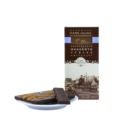 Czekolada z migdałami gorzka 110 g
