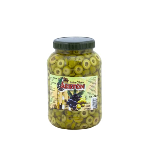 Oliwki krojone zielone 800 g waga netto