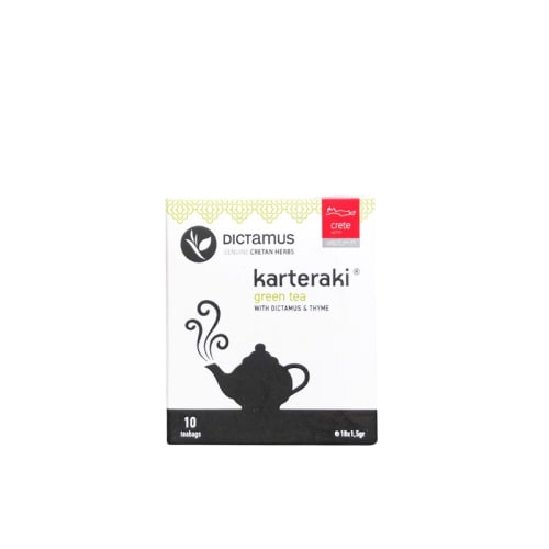 Karteraki - Zielona herbata ziołowa 10 saszetek