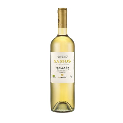 Wino Samos Phyllas Vintage 2022 Słodkie Białe 750ml