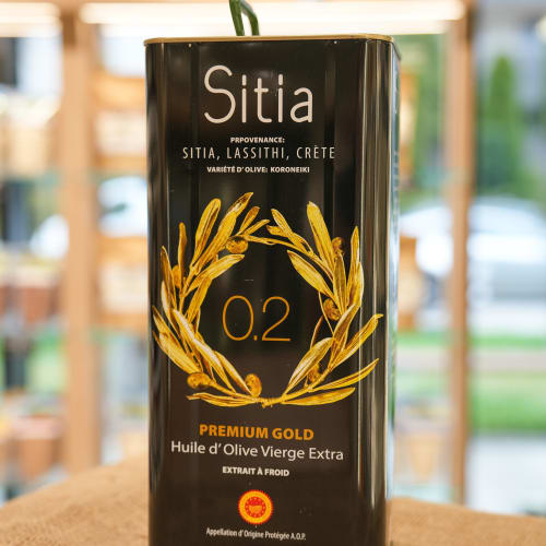 Oliwa z oliwek Sitia Creta Mylopotamos Extra Virgin 0.2% 5 L puszka