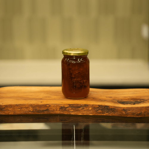 Miód tymiankowy z plastrem miodu 460 g