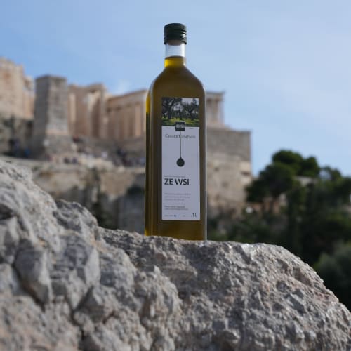 Oliwa z oliwek ZE WSI ŚWIEŻYNKA niefiltrowana Extra Virgin łagodna 0,3% 1 l