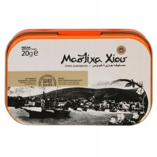 Opakowanie Mastika 20g mastyks mastiha 100% reflux zap. żołądka helicobacter zgaga