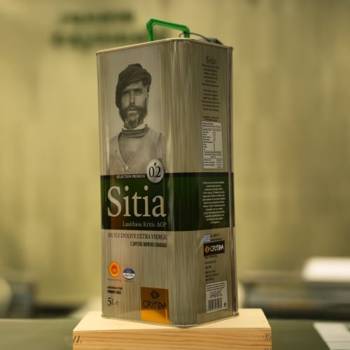 Oliwa z oliwek Sitia extra virgin Lasithiou 0.2% 5 l - Critida