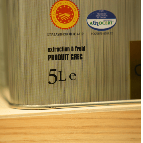 Oliwa z oliwek Sitia extra virgin Lasithiou 0.2% 5 l - Critida