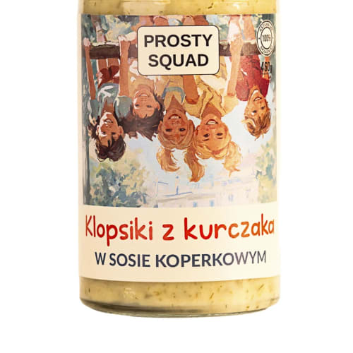 Klopsiki z kurczaka w sosie koperkowym 460 g