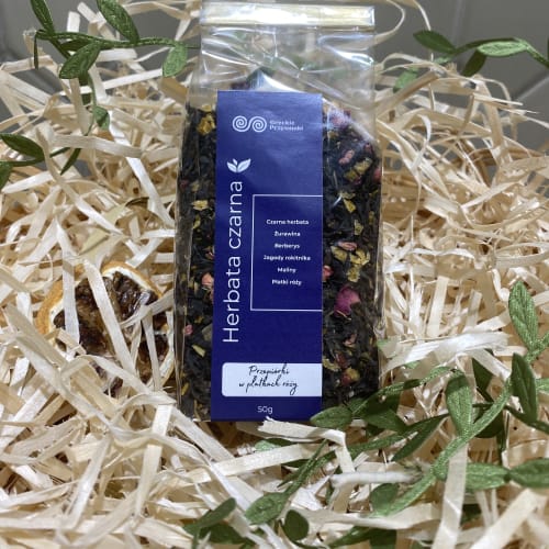 Herbata Przepiórki w płatkach róży 50g