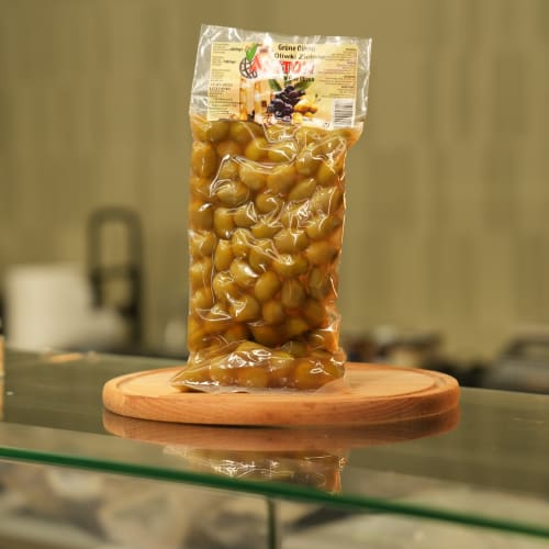 Oliwki zielone z pestką Chalkidiki 400 g w zalewie (vacuum)