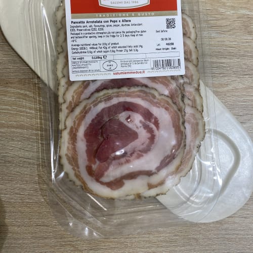 Pancetta z pieprzem 120g