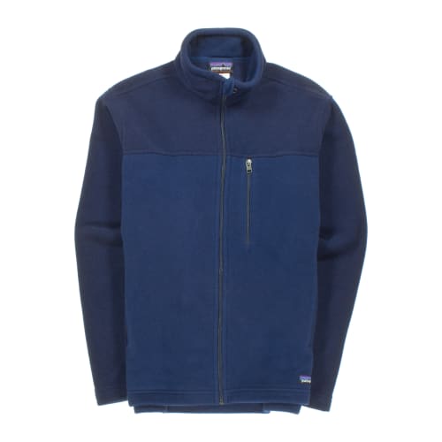 used Patagonia Worn Wear-M's Simple Synchilla Jacket-Classic Navy-Blue-25098-XS