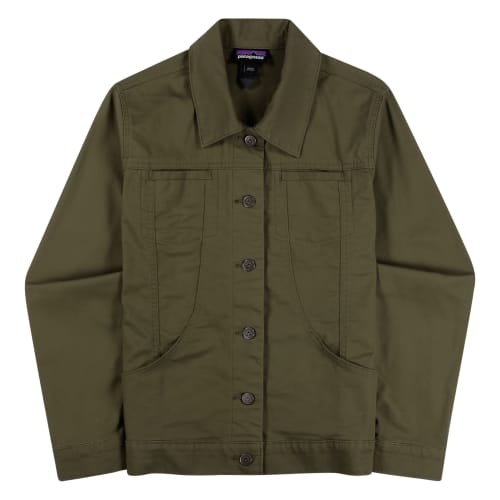 used Patagonia Worn Wear-W's Stand Up Jacket-Fatigue Green-Green-25190-XS