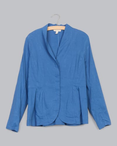 Organic Linen & Viscose Stretch Jacket