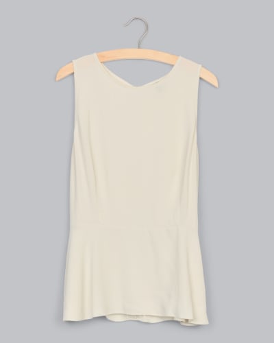 Silk Georgette Crepe Tank