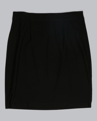 Washable Stretch Crepe Skirt