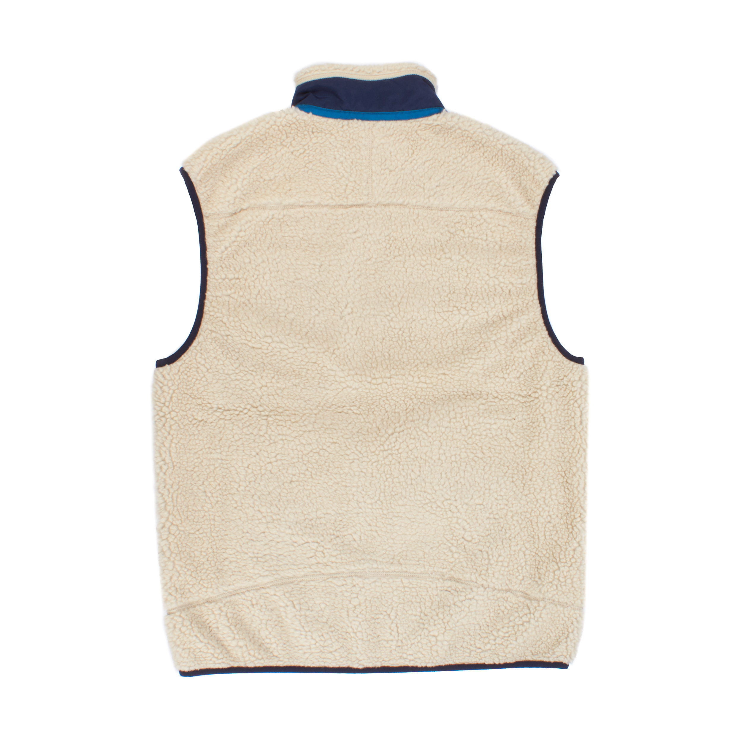 Patagonia Worn Wear Men's Classic Retro-X® Vest Natural W/Navy