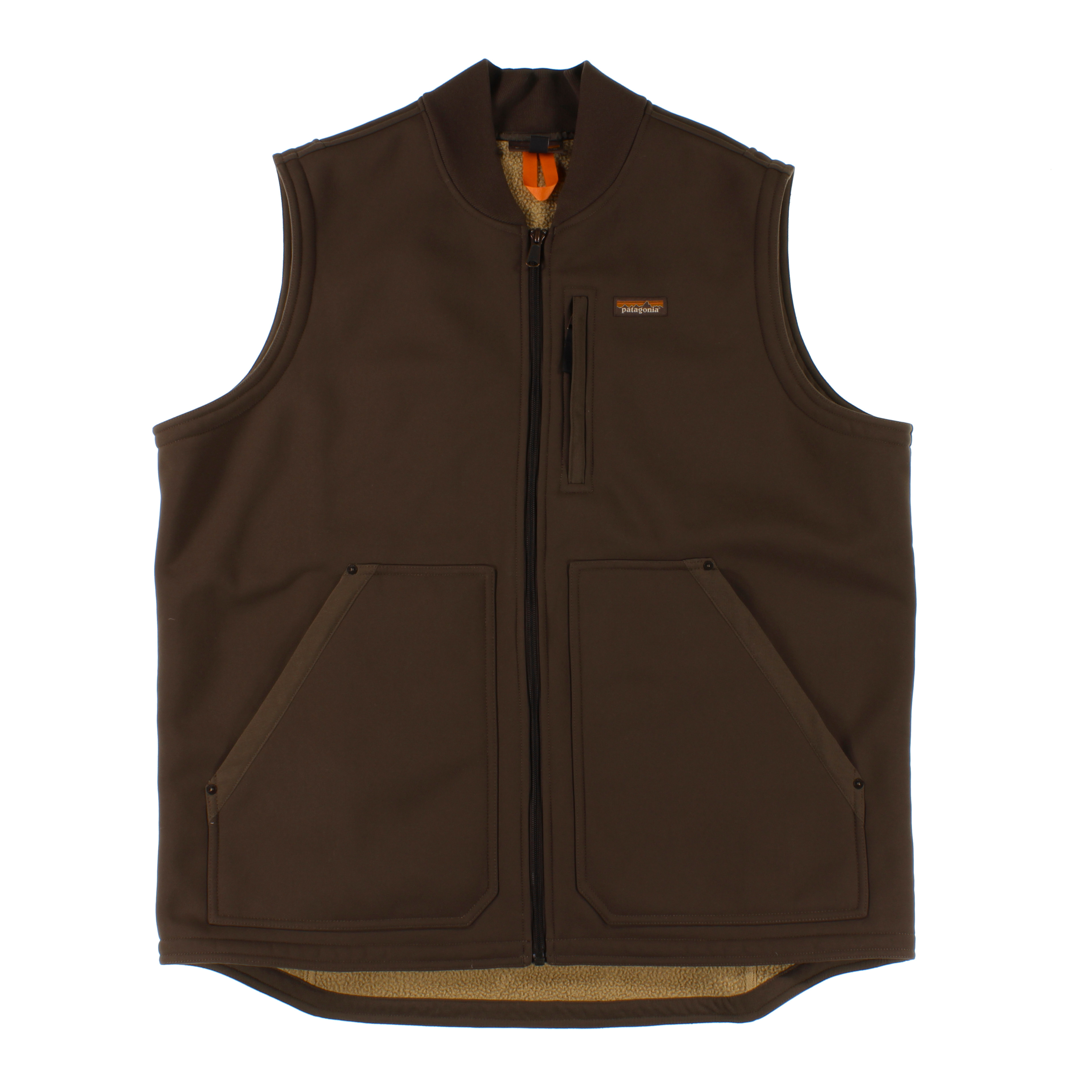 Patagonia Worn Wear Men's Burly Man Vest Dark Walnut - Used