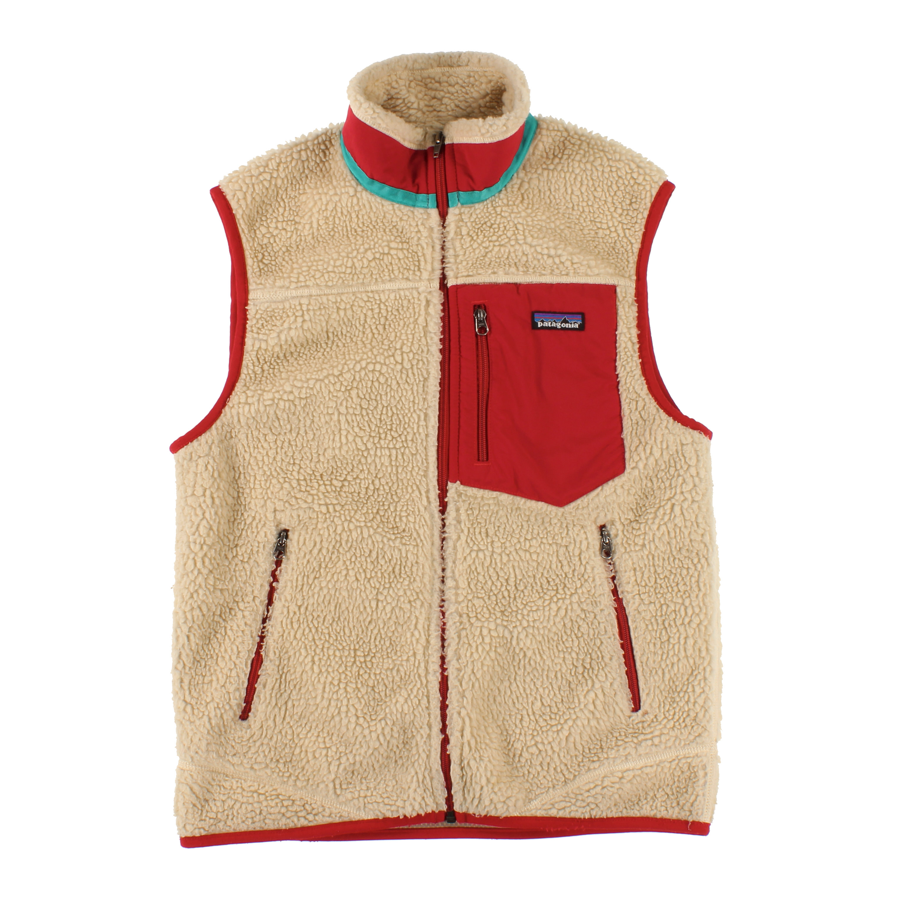 Patagonia Worn Wear Men's Classic Retro-X® Vest Natural W/Navy