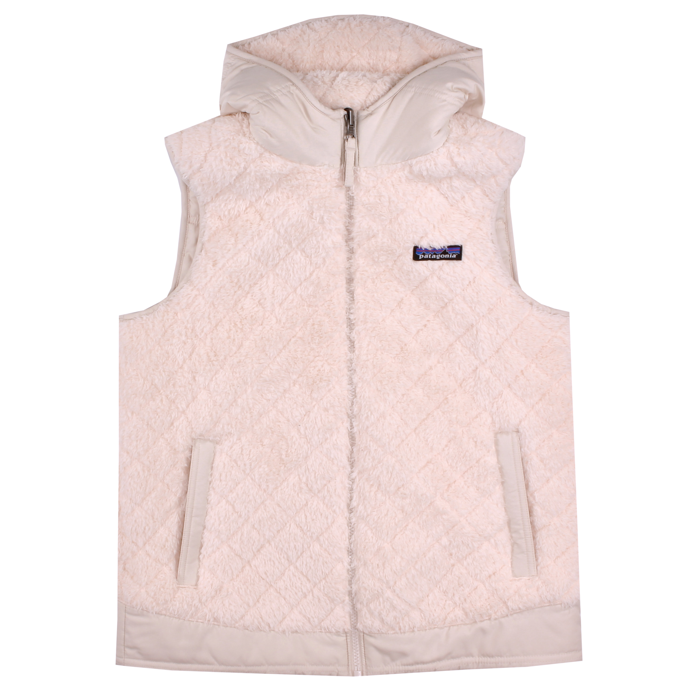 Patagonia Worn Wear Women\'s Vest Gatos Los Used Hooded Calcium 