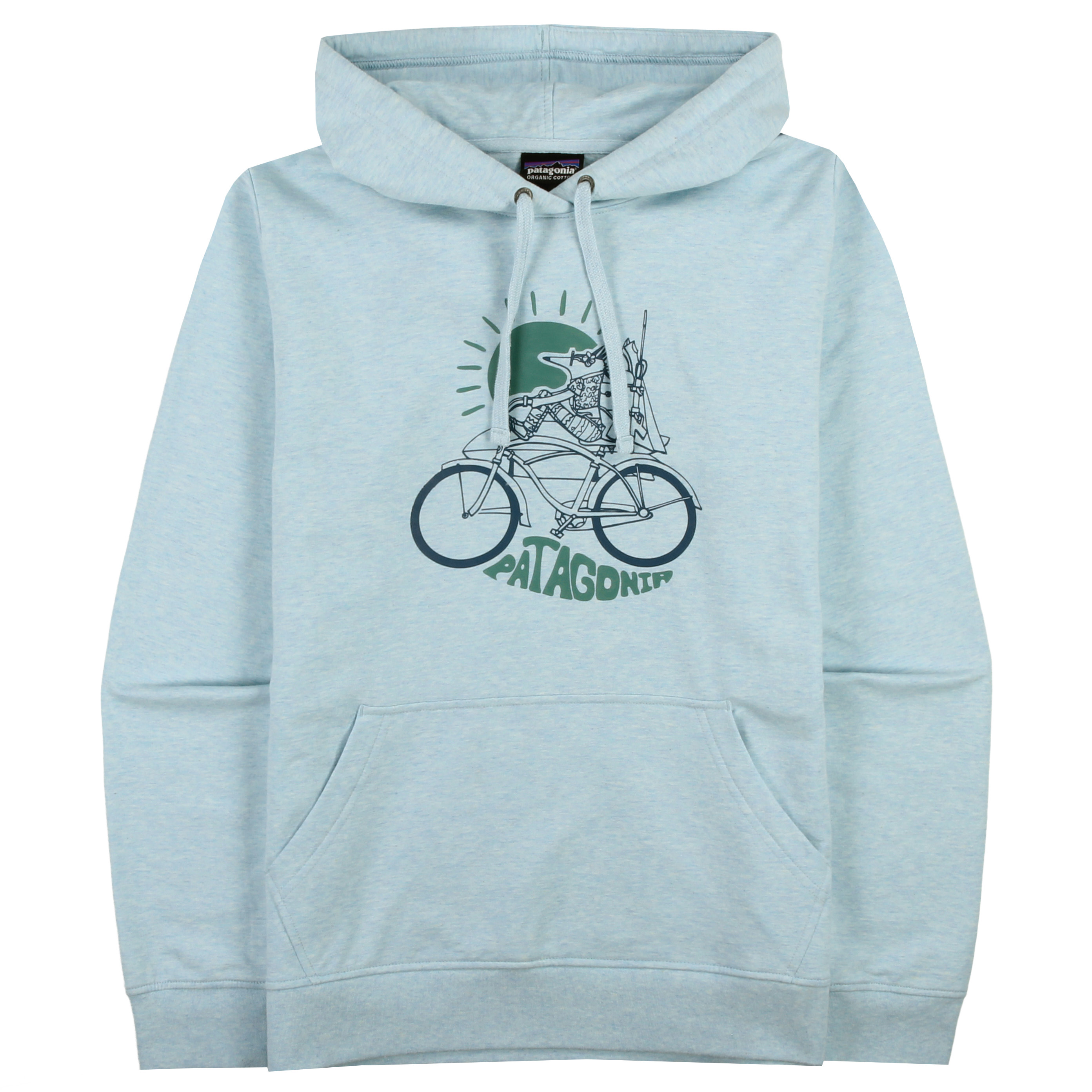 Patagonia Worn Wear Women S Fisherfox Ahnya Hoody Atoll Blue Used