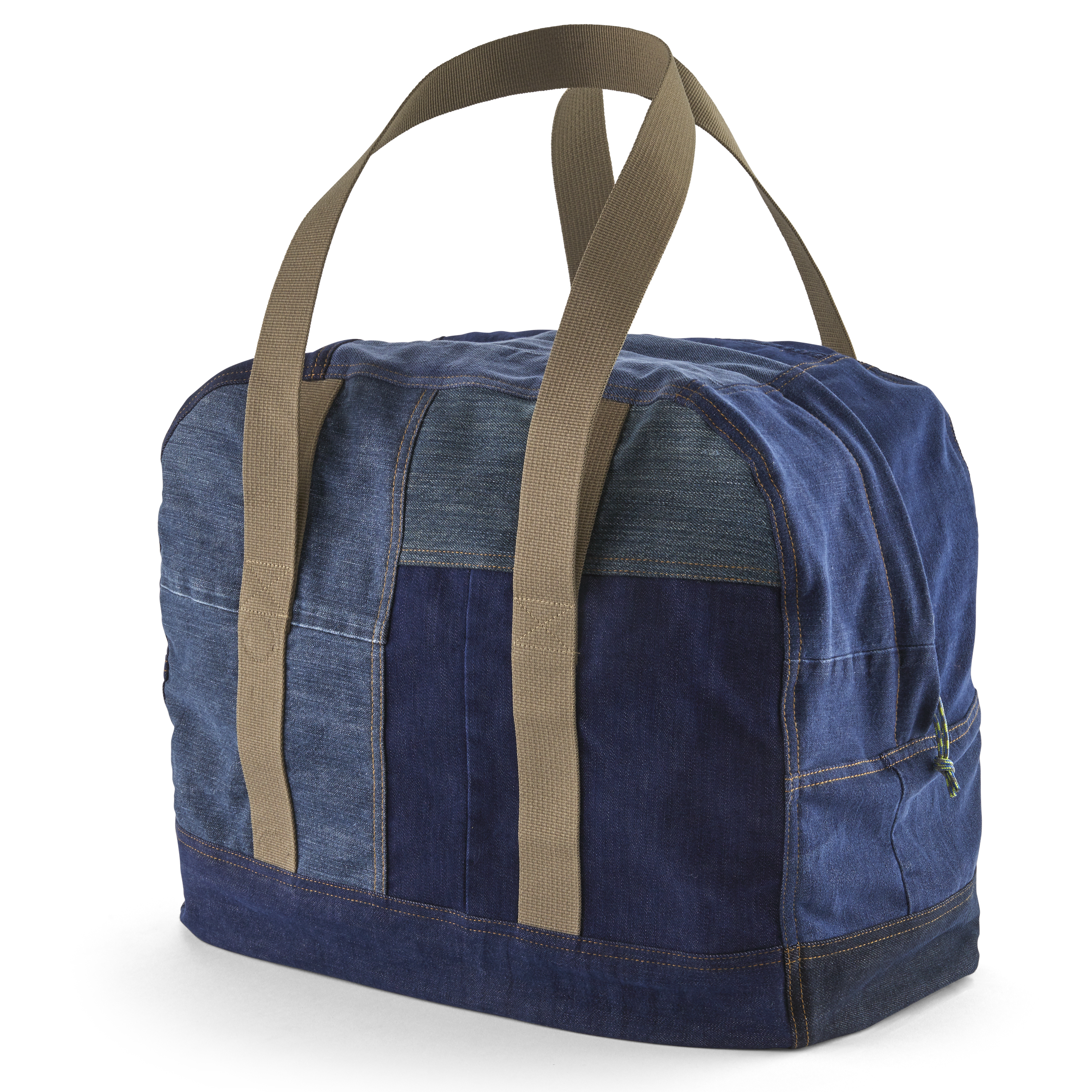 Messing Bedrag Manhattan Patagonia Worn Wear ReCrafted Overnight Bag - Large Blue Denim - Used