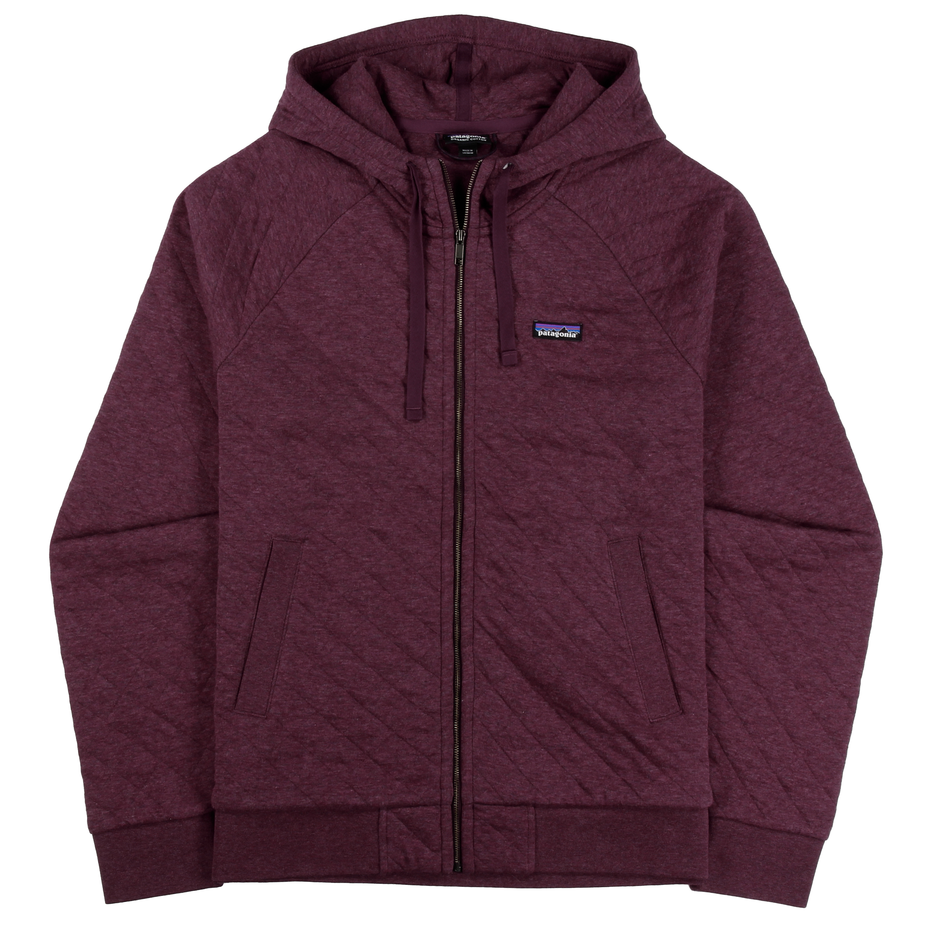 Patagonia Worn Wear Women's Organic Cotton Quilt Hoody Birch White - Used