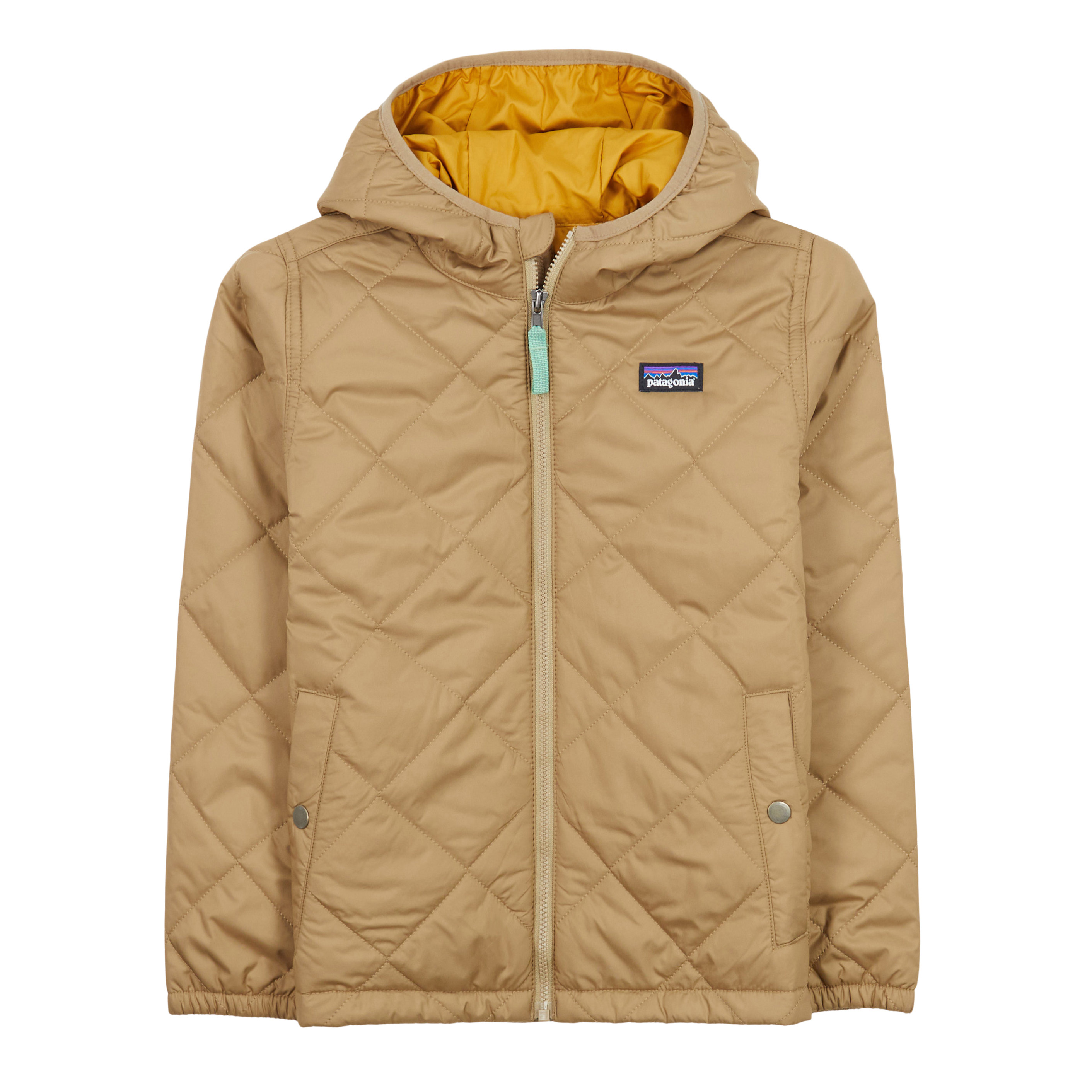 patagonia reversible diamond quilt hooded jacket