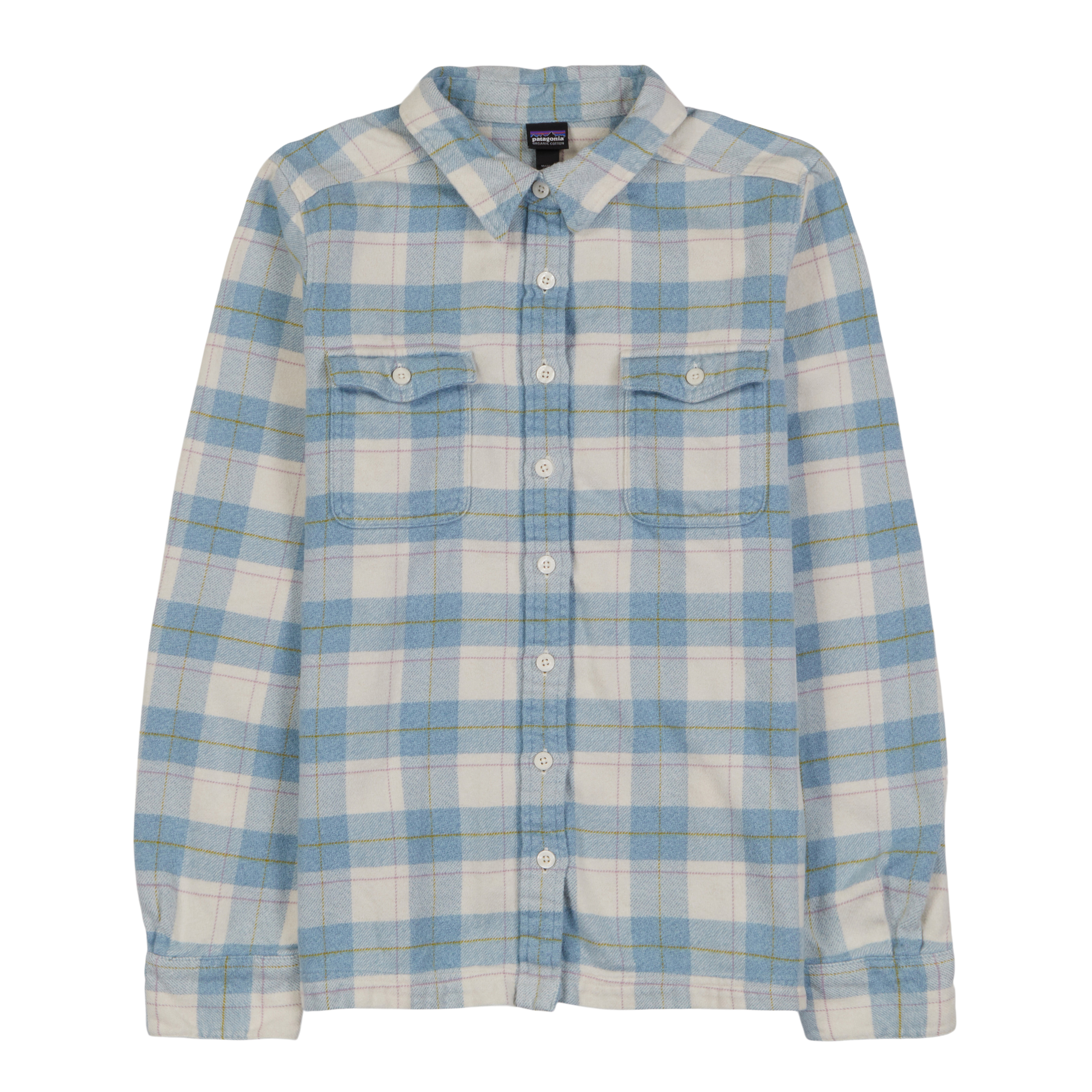 patagonia blue flannel