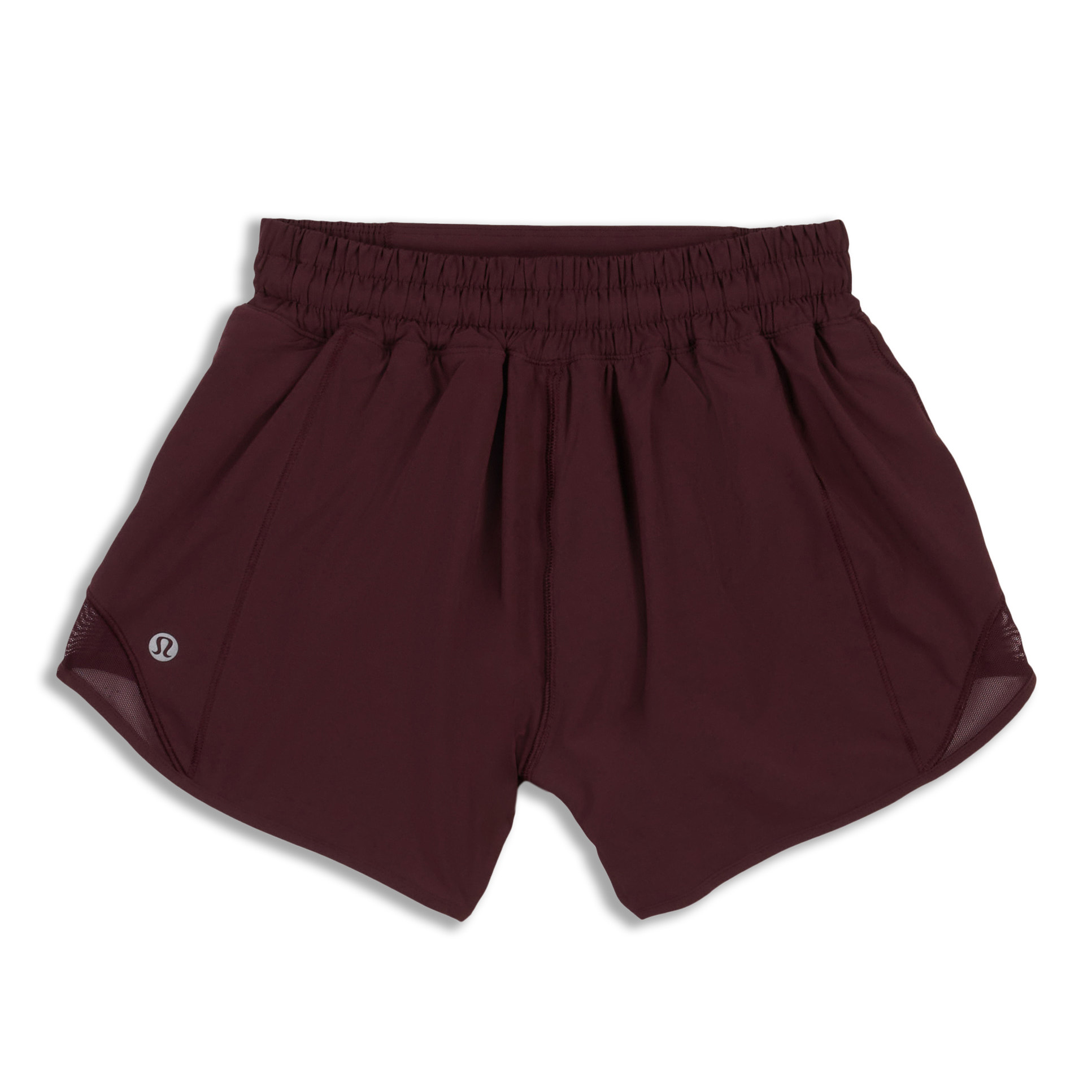 Lululemon Hotty Hot Low Rise Shorts 4 In Mulled Wine