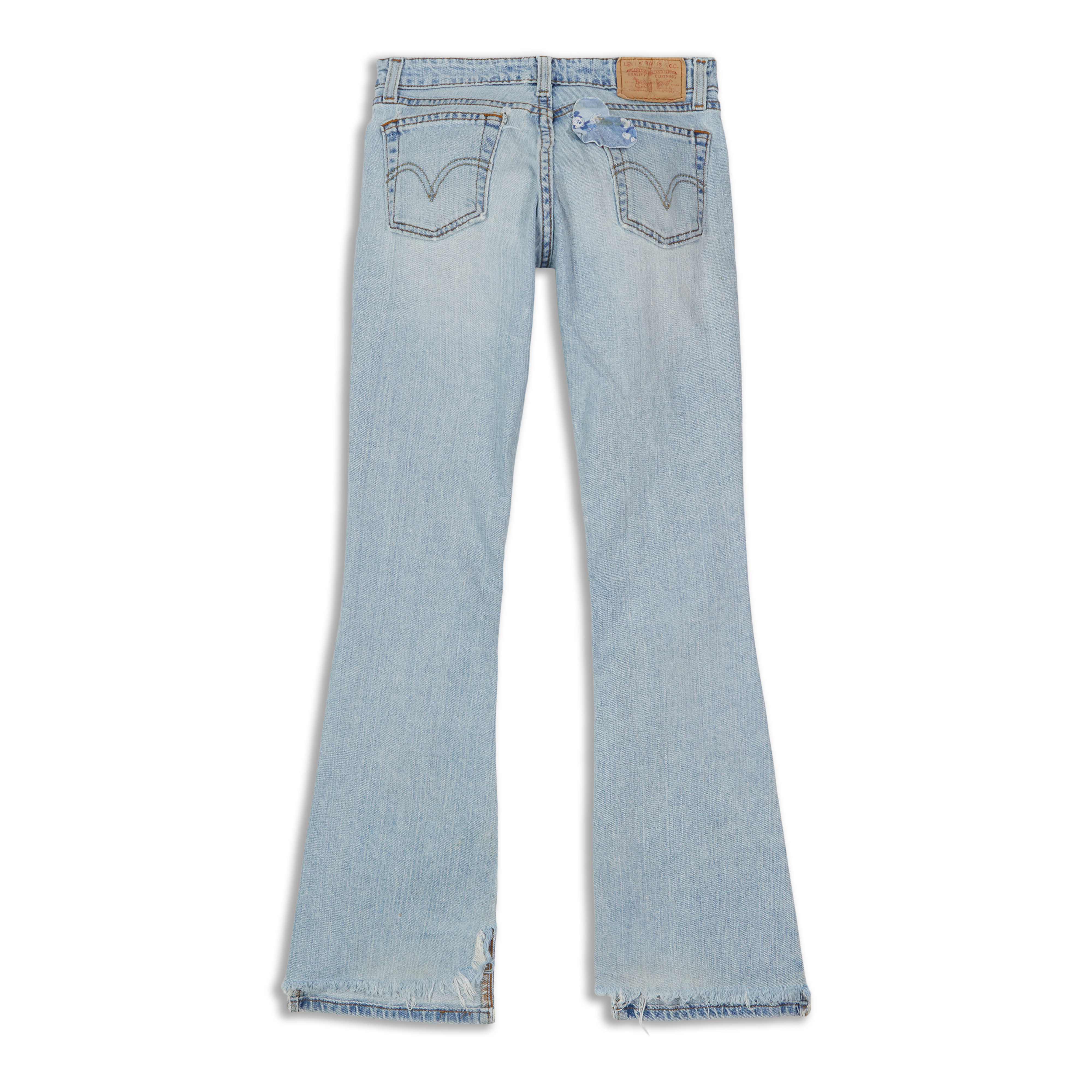 レビュー高評価の商品!の商品をすべて Levis 517 Cropped Boot Cut Women's Jeans Kerouac Effect パンツ