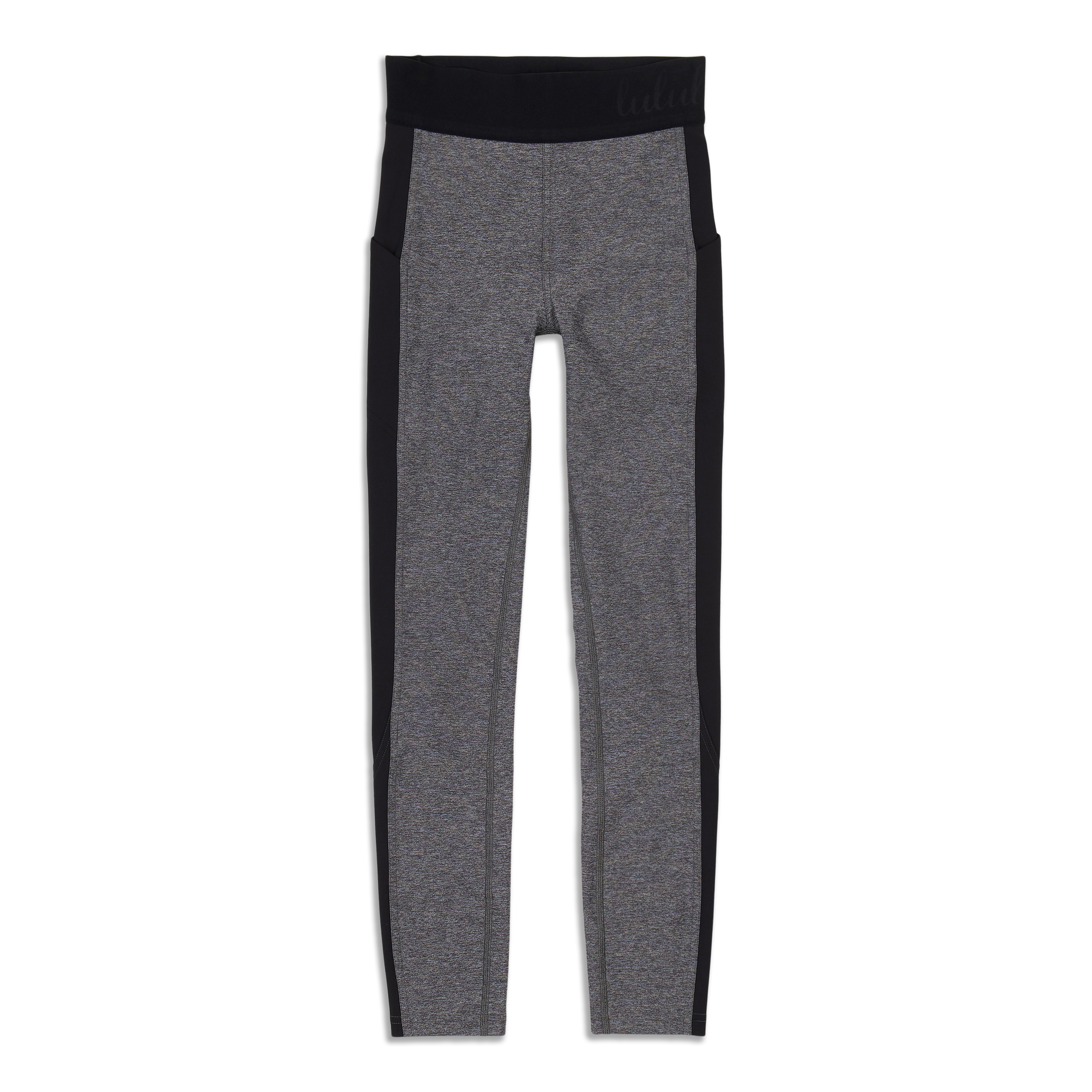 LULULEMON BOX IT OUT POCKET GRAY/BLACK LEGGINGS SIZE 6– WEARHOUSE  CONSIGNMENT