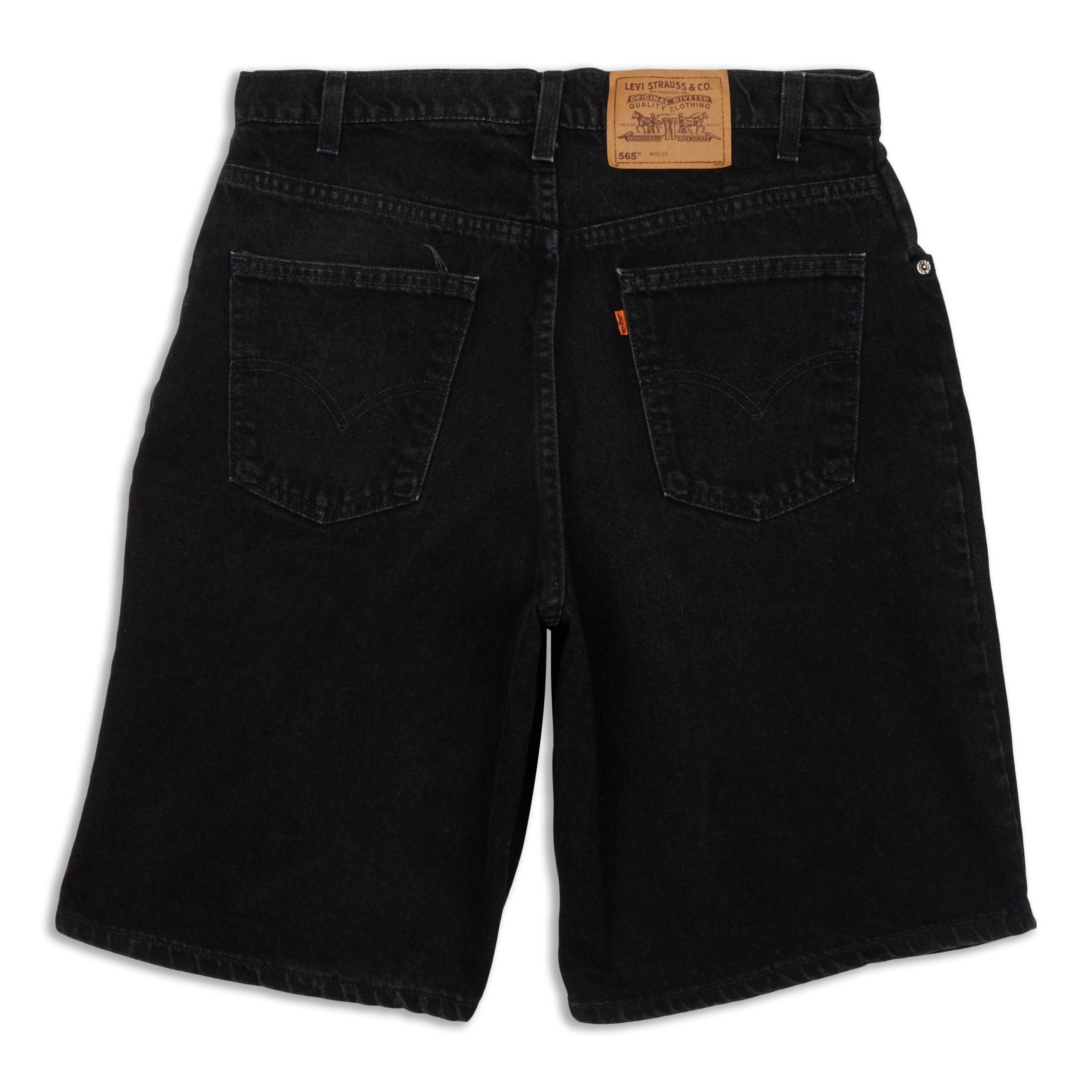 Levis Vintage Orange Tab Shorts Black
