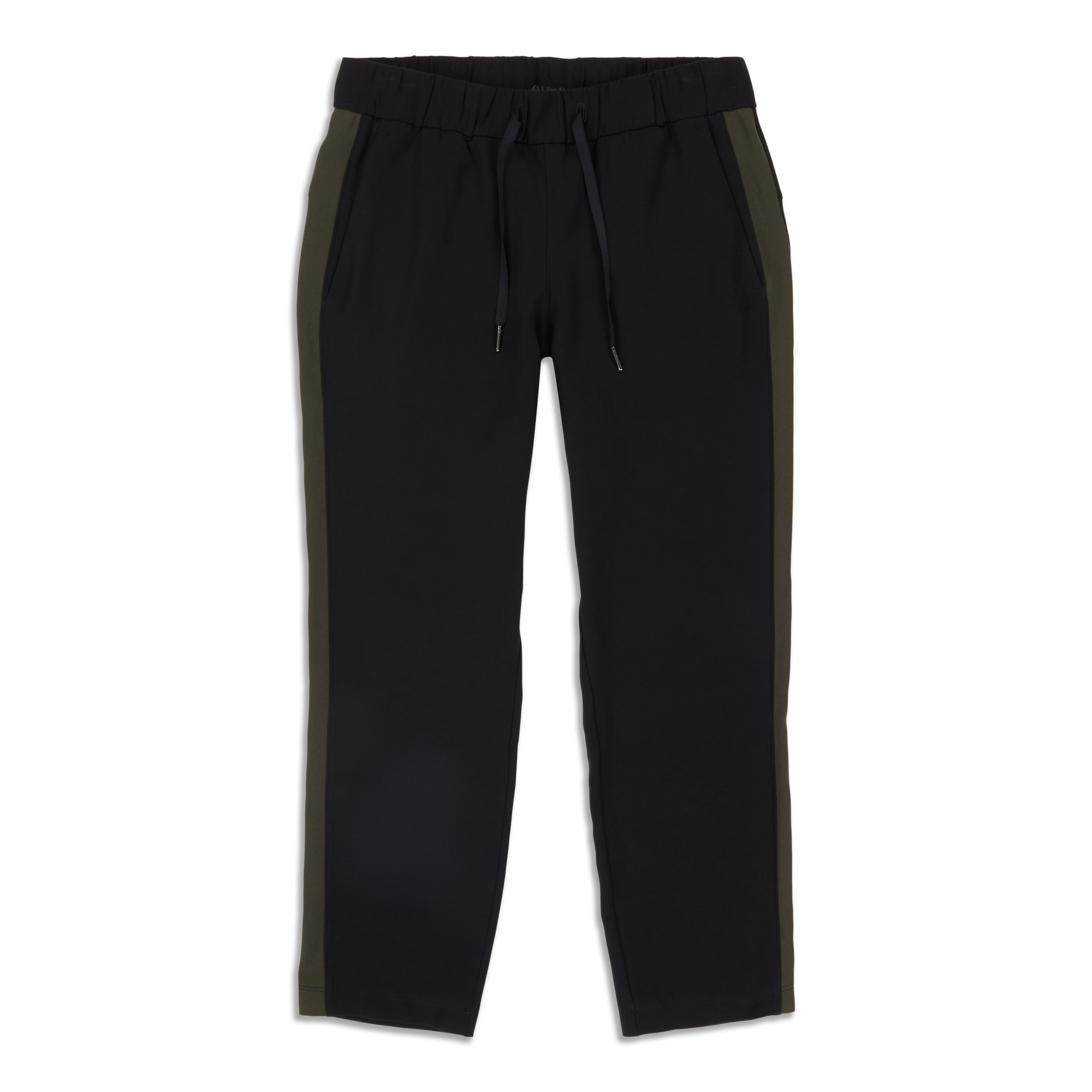 Lululemon On The Fly Pant Woven *Track Stripe - Black / Dark Olive